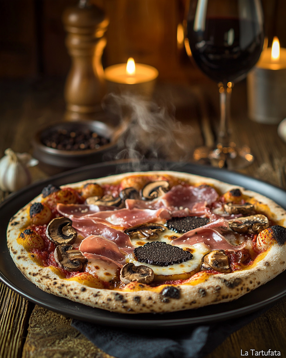 La Tartufata — pizza napolitaine à la crème de truffe